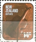 Stamps New Zealand -  Intercambio 0,20 usd 14 cent. 1976