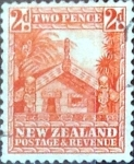 Sellos de Oceania - Nueva Zelanda -  Intercambio 0,20 usd 2 p. 1935