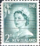 Stamps New Zealand -  Intercambio 0,20 usd 2 p. 1956