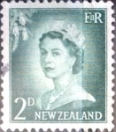 Stamps New Zealand -  Intercambio 0,20 usd 2 p. 1956