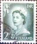 Sellos de Oceania - Nueva Zelanda -  Intercambio 0,20 usd 2 p. 1956