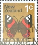 Sellos de Oceania - Nueva Zelanda -  Intercambio dm1g2 0,20 usd 1 cent. 1970