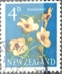 Sellos de Oceania - Nueva Zelanda -  Intercambio 0,20 usd 4 p. 1960