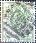 Stamps : Europe : United_Kingdom :  Intercambio 1,25 usd 1/2 p. 1903