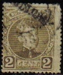 Stamps Spain -  ESPAÑA 1901-5 241 Sello Alfonso XIII 2c. Tipo Cadete Usado