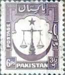 Sellos del Mundo : Asia : Pakist�n : Intercambio 0,20 usd 6 p. 1948