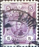 Stamps : America : Peru :  Intercambio 0,20 usd 5 cent. 1909