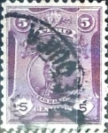 Sellos de America - Per� -  Intercambio 0,20 usd 5 cent. 1909
