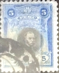 Sellos de America - Per -  Intercambio 0,20 usd 5 cent. 1918