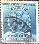 Stamps Peru -  5 cent. 1899