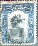 Sellos de America - Per� -  Intercambio 0,20 usd 5 cent. 1907