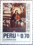 Stamps Peru -  Intercambio dm1g 1,50 usd 70 cent. 1991