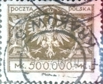 Stamps Poland -  Intercambio 2,25 usd 500000 m. 1925