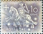 Stamps Portugal -  Intercambio 0,20 usd 10 cent. 1953