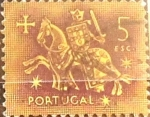 Stamps Portugal -  Intercambio 0,20 usd 5 e. 1953