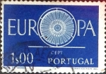 Stamps : Europe : Portugal :  Intercambio 0,20 usd 1 e. 1960
