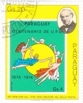 Stamps : America : Paraguay :  CENTENARIO DE U.P.U