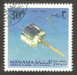 Stamps United Arab Emirates -  Manama - Satélite