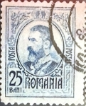 Stamps Romania -  Intercambio 0,20 usd 25 b. 1908