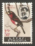 Stamps Africa - Ethiopia -  391 - Emperador Haile Selassie, y Ave