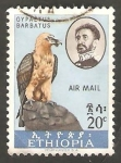 Stamps Ethiopia -  76 - Emperador Haile Selassie, y Ave