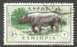 Sellos del Mundo : Africa : Ethiopia : 99 - Rinoceronte