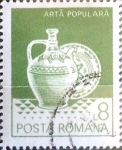 Stamps Romania -  Intercambio 0,25 usd 8 l. 1982