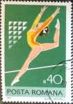 Stamps Romania -  Intercambio 0,20 usd 40 b. 1977