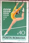 Stamps Romania -  Intercambio 0,20 usd 40 b. 1977