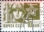 Stamps Russia -  Intercambio 0,20 usd 10 k. 1966