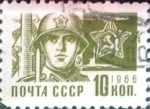 Stamps Russia -  Intercambio 0,20 usd 10 k. 1966