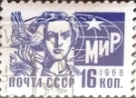 Stamps Russia -  Intercambio 0,20 usd 16 k. 1966