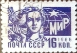 Stamps : Europe : Russia :  Intercambio 0,20 usd 16 k. 1966