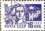 Stamps Russia -  Intercambio 0,20 usd 16 k. 1966