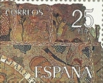 Stamps Spain -  TAPÍS DE LA CREACIÓ. PORCIÓN SH-2591C. EDIFIL 2587