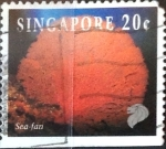 Stamps Singapore -  Intercambio 0,35 usd 20 cent. 1994