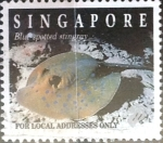 Stamps Singapore -  Intercambio 0,40 usd 20 cent. 1994