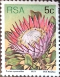Stamps South Africa -  Intercambio m2b 0,20 usd 5 cent. 1977