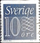 Stamps Sweden -  Intercambio 0,20 usd 10 o. 1961