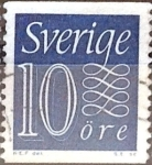 Stamps Sweden -  Intercambio 0,20 usd 10 o. 1961
