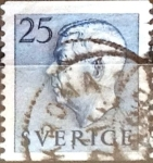 Stamps Sweden -  Intercambio 0,20 usd 25 o. 1954