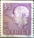 Stamps : Europe : Sweden :  Intercambio 0,20 usd 35 o. 1961