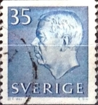 Stamps : Europe : Sweden :  Intercambio 0,20 usd 35 o. 1962