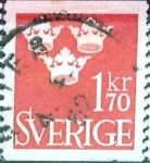 Stamps Sweden -  Intercambio 0,20 usd 1,70 k. 1951