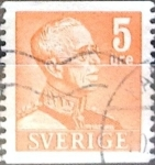 Stamps Sweden -  Intercambio 0,20 usd 5 o. 1948