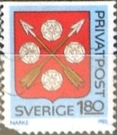 Stamps Sweden -  Intercambio 0,20 usd 1,80 k. 1985
