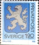 Stamps Sweden -  Intercambio 0,20 usd 1,90 k. 1986