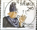 Stamps Sweden -  Intercambio cr3f 0,55 usd 2,10 k. 1987