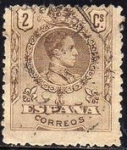 Stamps Spain -  ESPAÑA 1909 267 Sello Alfonso XIII. Tipo Medallón Usado