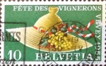 Stamps : Europe : Switzerland :  Intercambio 0,50 usd 10 cent. 1955